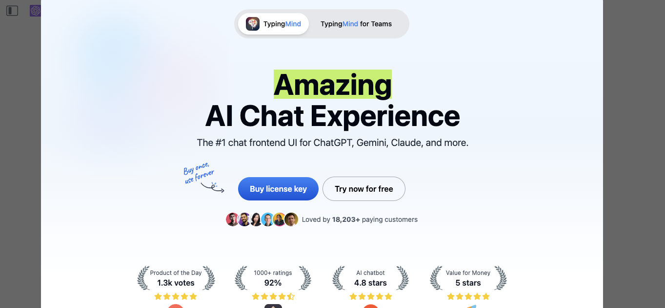 TypingMind - AI Chat UI - Desk Investor